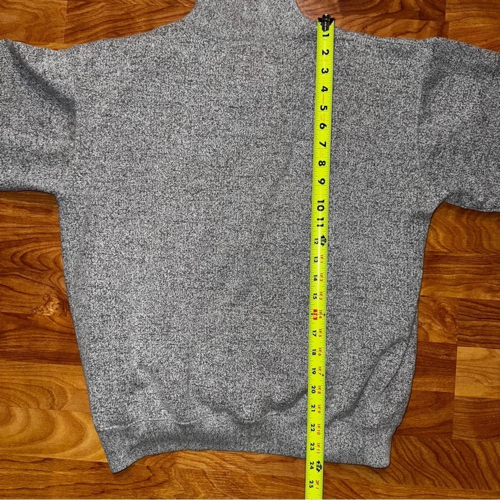 Syracuse Orange SU 1/4 Zip Collared Neck Gray Sweatshirt Jacket Fleece Size S - Picture 9 of 12